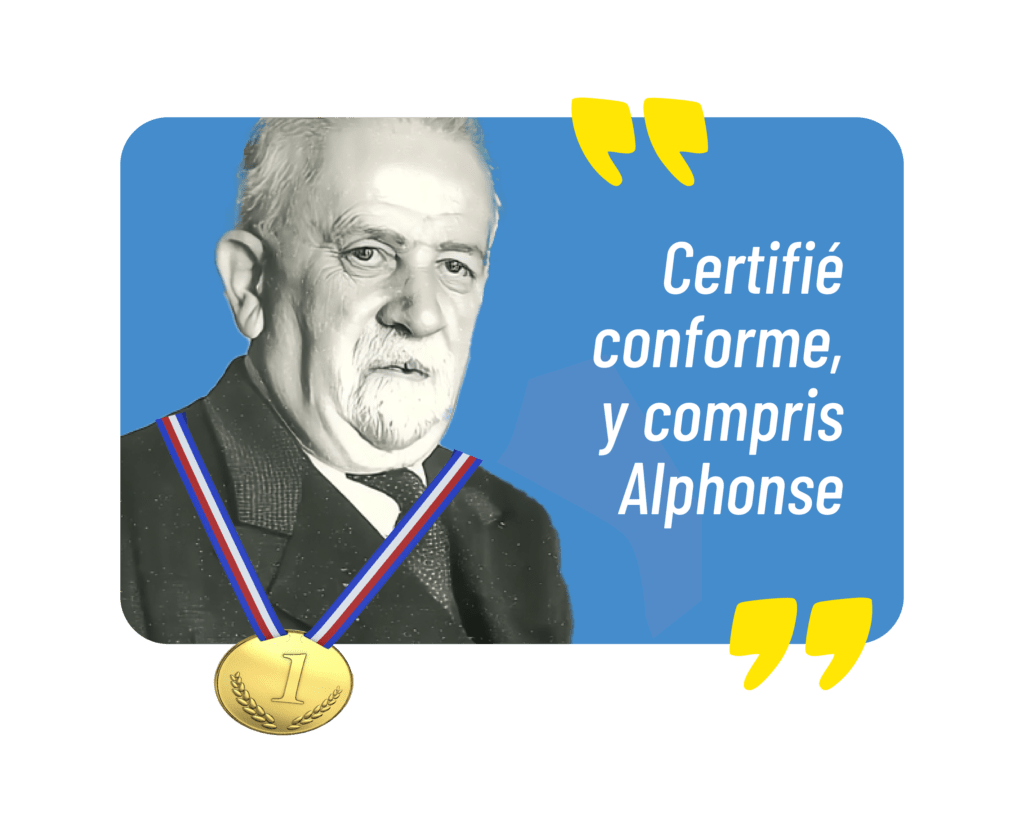 Illustration CHARPIOT symbolisant la conformité réglementaire et les certifications, mettant en scène l’héritage historique de l’entreprise